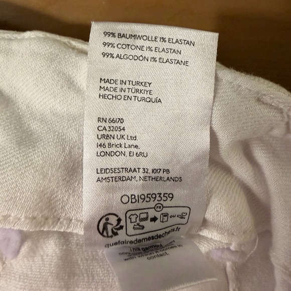 The Colette Crop Wide-Leg Jeans by Maeve Anthropologie in White - Picture 3 of 5